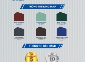 Tôn Lạnh Màu Pomina